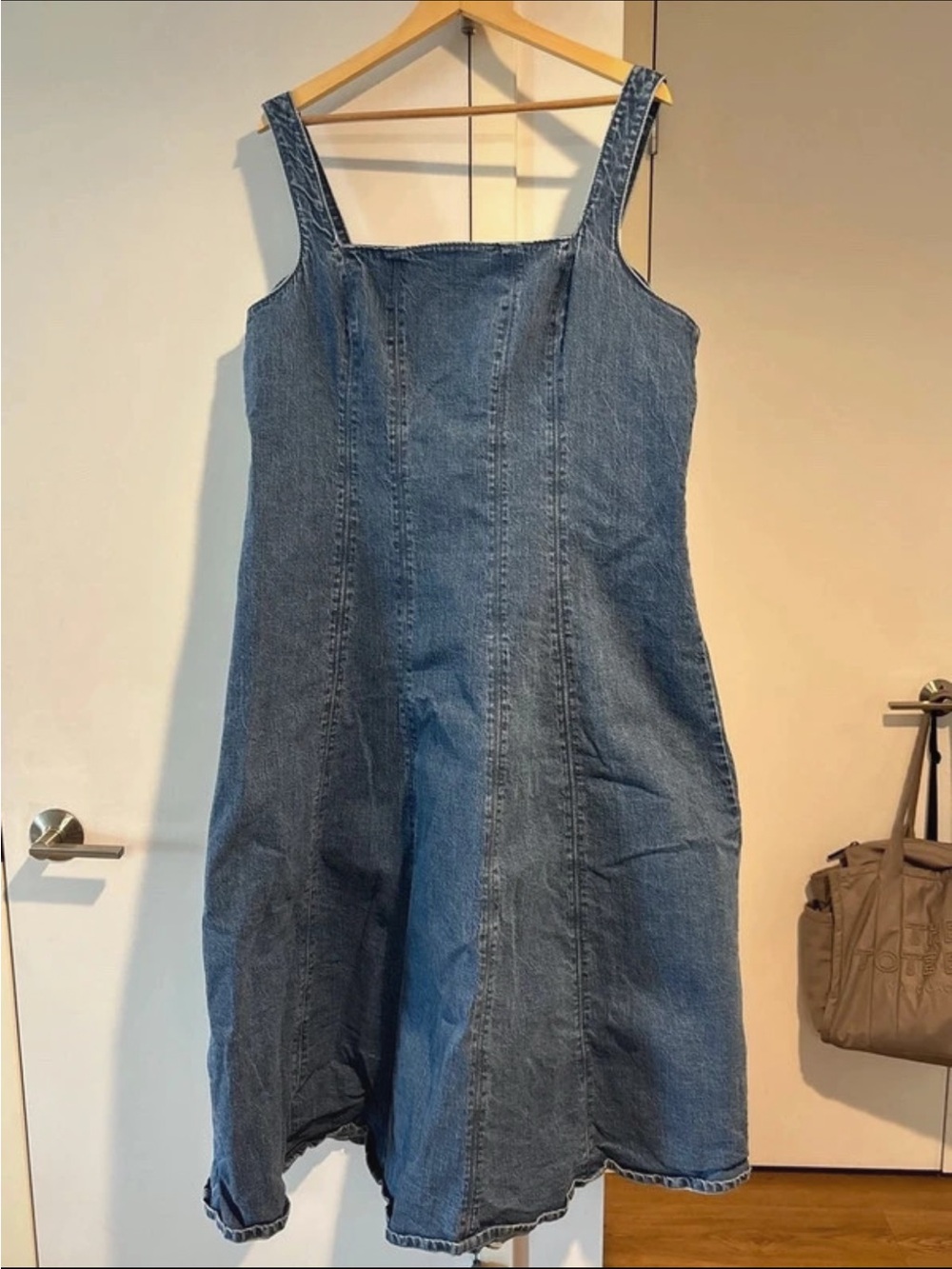 Abercrombie & Fitch Denim Midi Dress Sz XXL